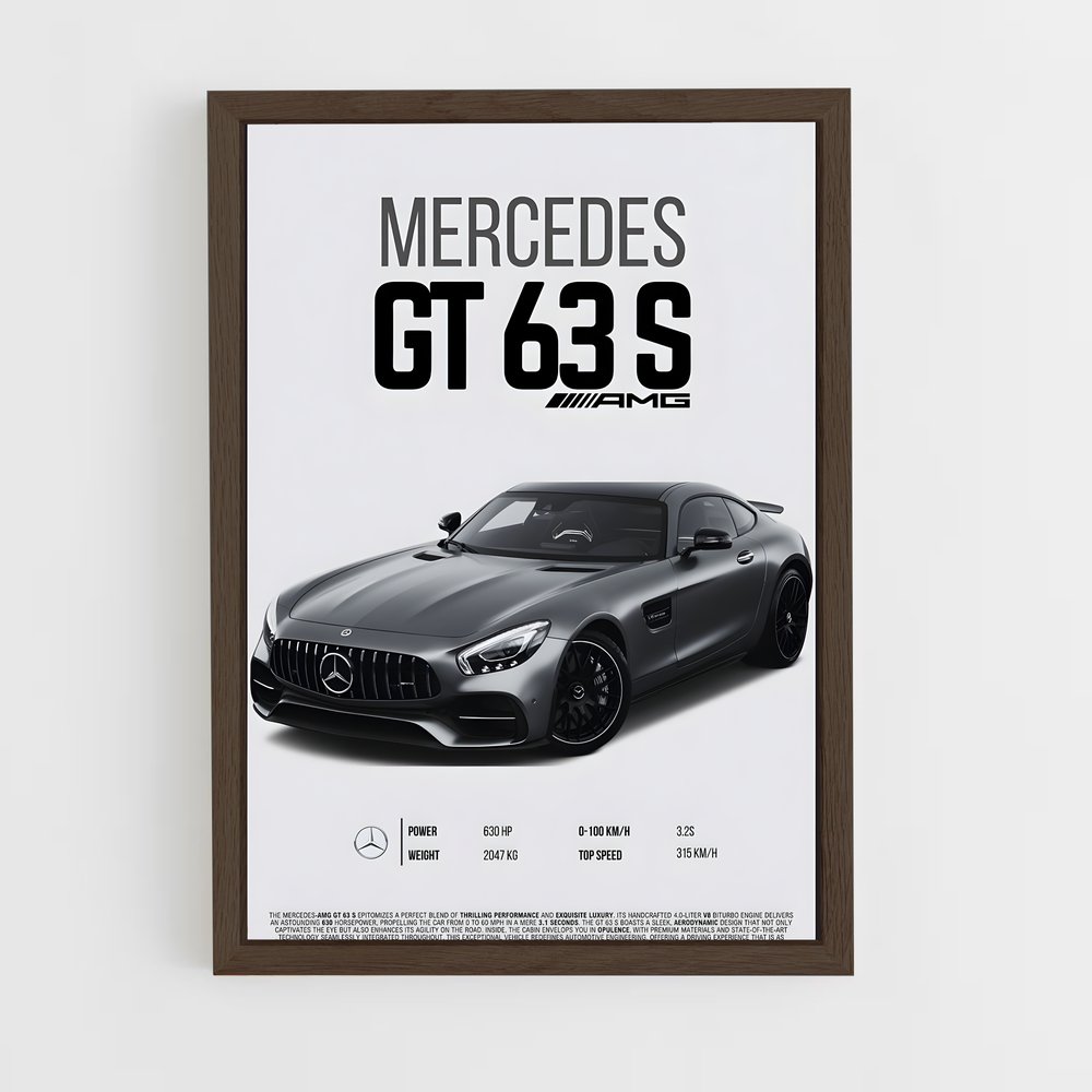 Poster Mercedes GT350 Rêve Éthéré (vue 5)